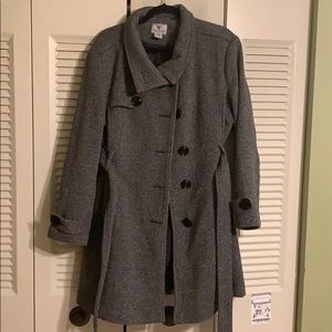 Grey Wool Coat